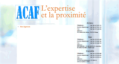 Desktop Screenshot of acaf.fr